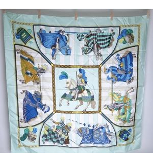 Hermes Carre 90 Scarf Multi color Silk Y-0258